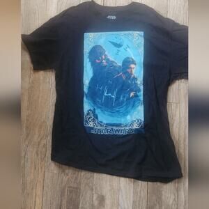 Star Wars Black Graphic T-Shirt for Me Sz Large
